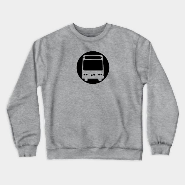 Bus black Crewneck Sweatshirt by BradyRain